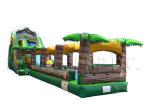 Inflatable Water Slide With Slip & Slide!