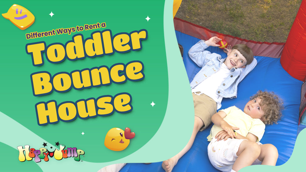 What are the Different Ways to Rent a Toddler Bounce House
