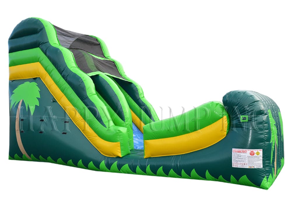 16' Wet and Dry Slide - Tropical Theme - WS4112 - Happy Jump