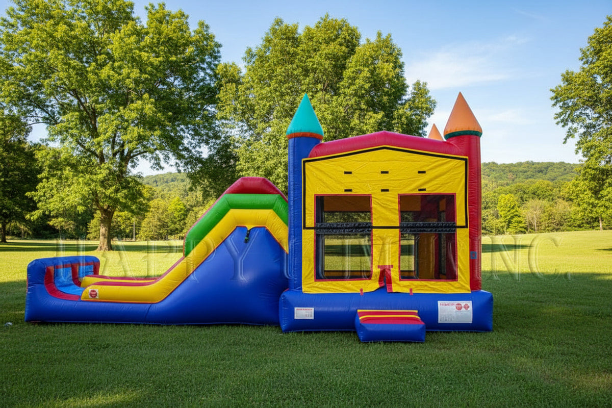 5in1 Super Combo Double Lane | Commercial Inflatable Bounce House