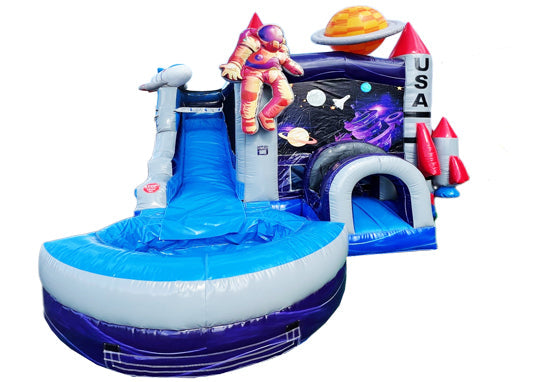 Blast Off to Adventure with Happy Jump: Discover the Space-Themed Inflatable Combo