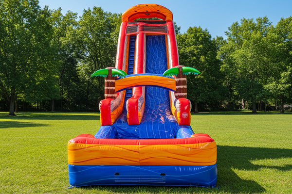 22' Tropical Commercial Inflatable Water slide