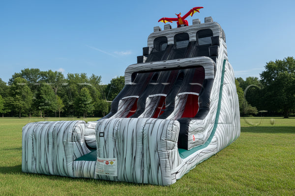 24' Double Lane Dragon Slide Commercial Inflatable Slide - SL3160-D