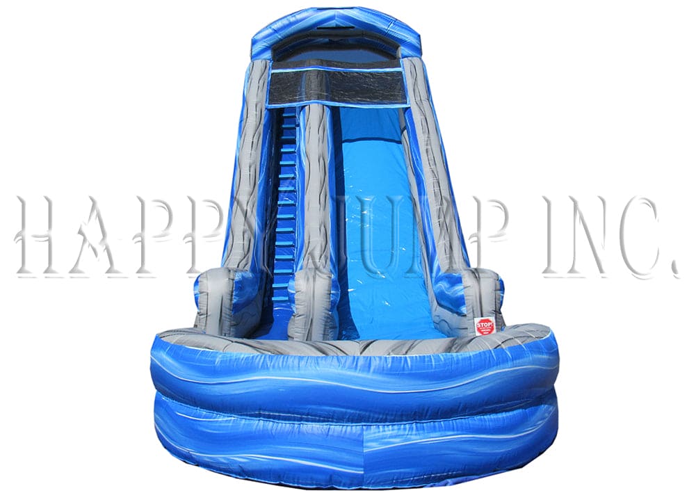 Blue Splash 22ft Water Slide – Happy Jump - Happy Jump