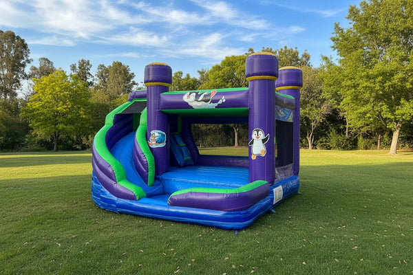 [4 X Fun] Commercial Inflatable Bounce House Combo