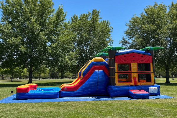5-in-1 Super Combo Plus Pool/ Stopper | Commercial Inflatable Bounce House Combo - CO2171-1M