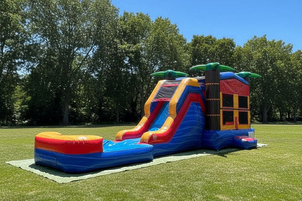5-in-1 Super Combo Plus Pool/ Stopper | Commercial Inflatable Bounce House Combo - CO2171-1M