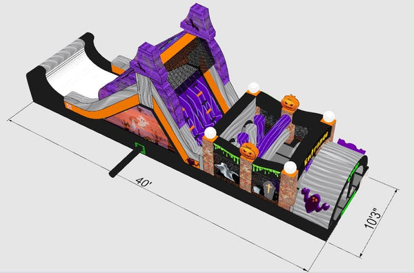 Halloween Rush 40’ Obstacle Course IG5108-H2