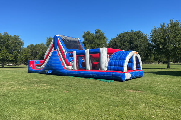 Blue Rush | Commercial Inflatable Obstacle Course - IG5101-1M