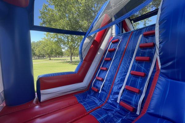 Blue Rush | Commercial Inflatable Obstacle Course - IG5101-1M