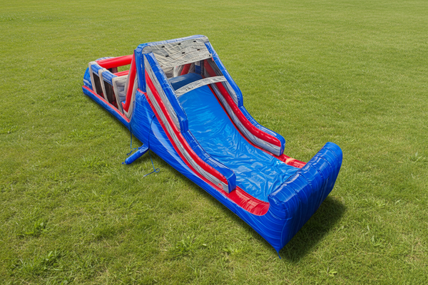 [Blue Rush] Commercial Inflatable Obstacle Course