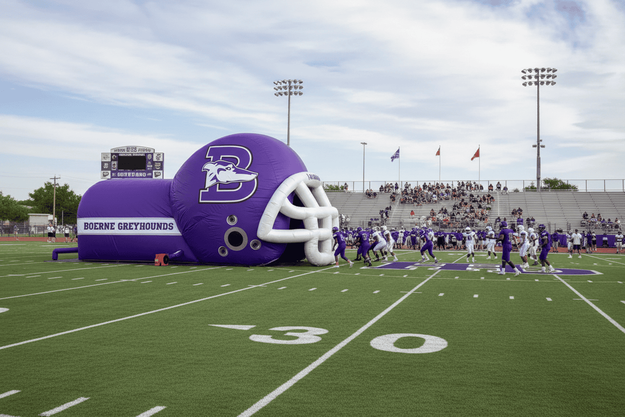 Inflatable Football Entrance Tunnel | Inflatable Sports Team Run-Through