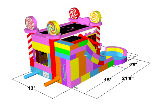 Candy Wonderland | 5 x wet/dry Combo CO2321-CWC (POOL AND STOPPER)