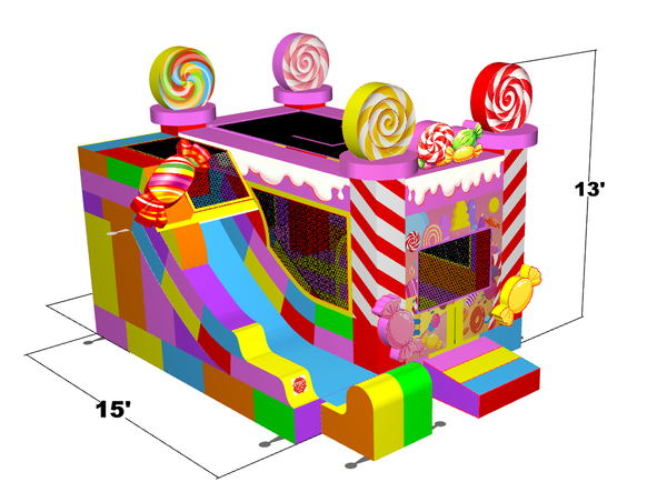 Candy Wonderland | 5 x wet/dry Combo CO2321-CWC (POOL AND STOPPER)