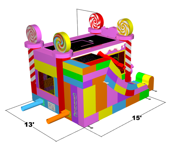 Candy Wonderland | 5 x wet/dry Combo CO2321-CWC (POOL AND STOPPER)