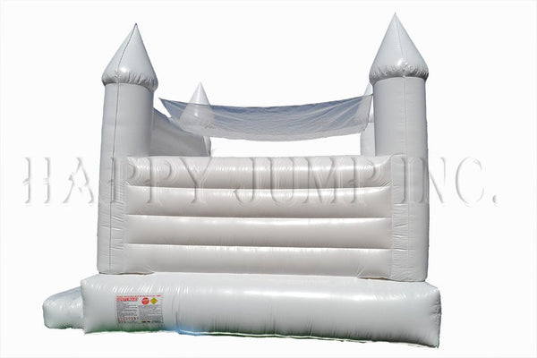 15 x 15 White Bounce House Castle -MN1310