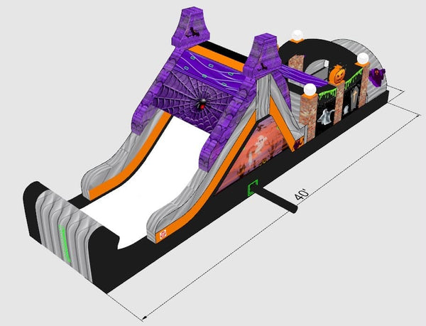 Halloween Rush 40’ Obstacle Course IG5108-H2
