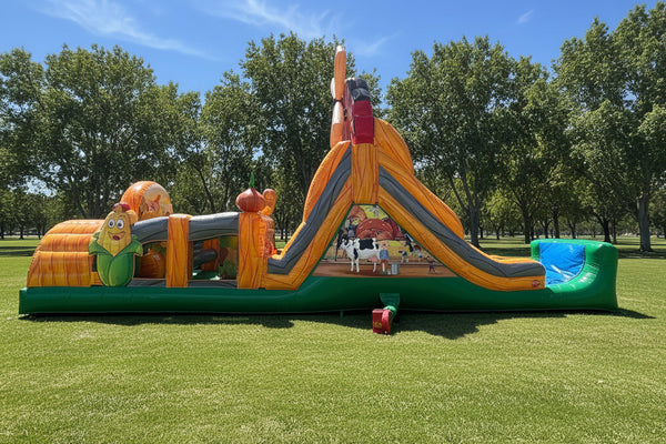 commercial inflatable obstacle course 