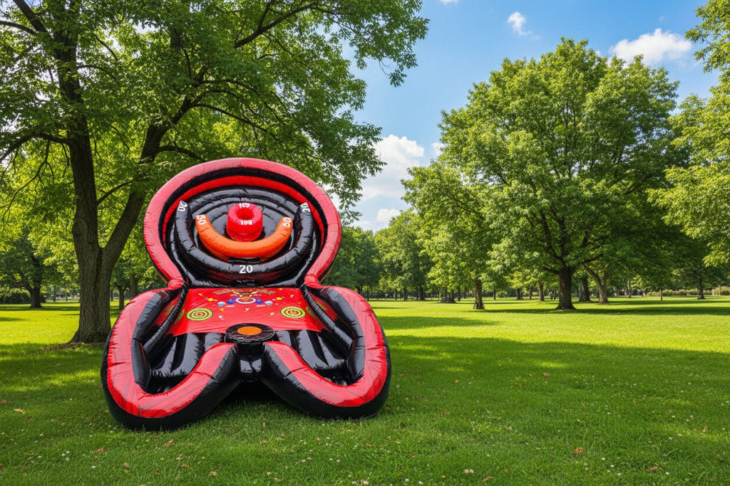Bullseye Inflatable Target Bullseye Ball | Commercial Inflatable Interactive Game - Happy Jump
