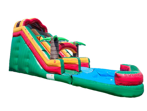 18ft Tropical Surf and Slide Inflatable - WS4131