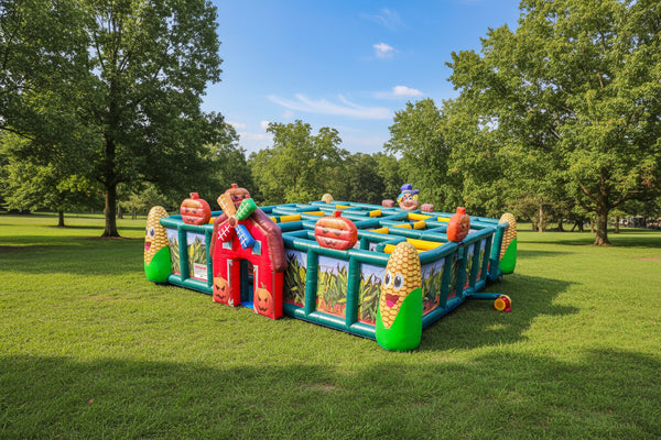 [The Lost Patch Inflatable Maze Kids Playground] Commercial Inflatable Interactive Game