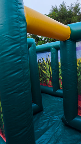 [The Lost Patch Inflatable Maze Kids Playground] Commercial Inflatable Interactive Game