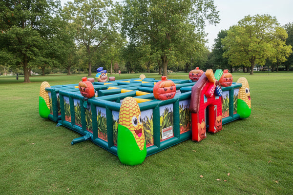 [The Lost Patch Inflatable Maze Kids Playground] Commercial Inflatable Interactive Game