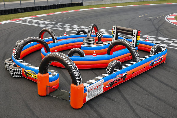 [Turbo 500 Inflatable RC Race Track] Commercial Inflatable Interactive Game