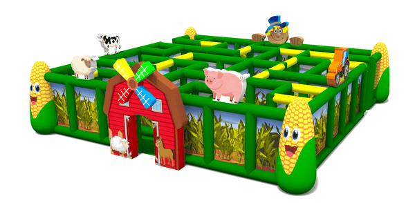 The Lost Patch Inflatable Maze Kids Playground | Commercial Inflatable Interactive Game - IG5465