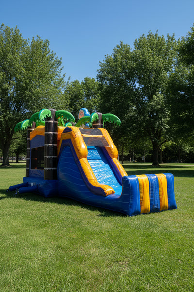 Tropical bounce house 