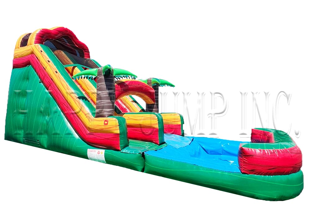 Tropical Surf Inflatable Water Slide - Happy Jump - Happy Jump