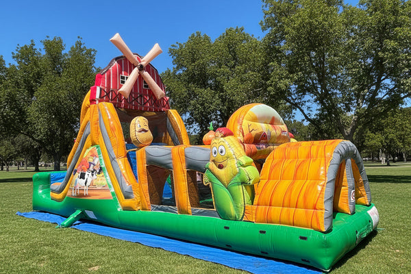 commercial inflatable obstacle course 