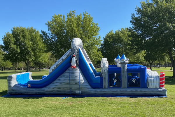 Backyard Emperor Penguin 
Inflatable Obstacle Course 