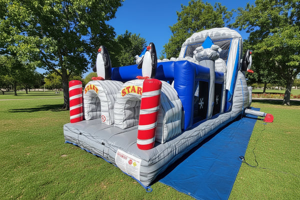 Backyard Emperor Penguin 
Inflatable Obstacle Course 