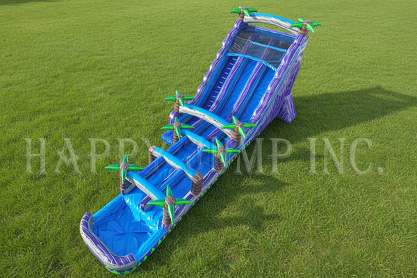 [22 Foot Double Bay W/Slip Slide] Commercial Inflatable Water Slides 