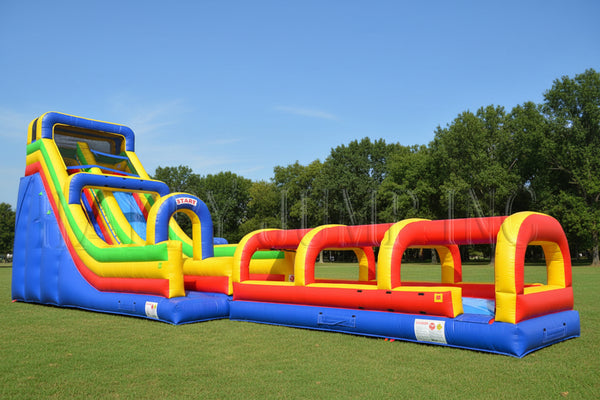 [24' Single lane water slide] Commercial Inflatable Water Slides