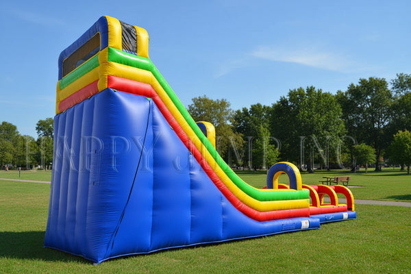 [24' Single Lane Inflatable Water Slide] Commercial Inflatable Water Slides