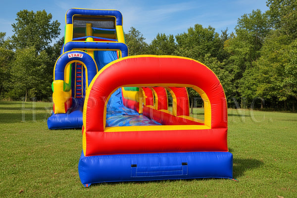 [24' Single Lane Water Slide] Commercial Inflatable Water Slides