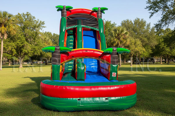 Angel Falls 20 Foot Water Slide commercial inflatable water Slide Front View