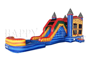 5in1 Super Combo Castle with Pool (Marble) - CO2170-1M