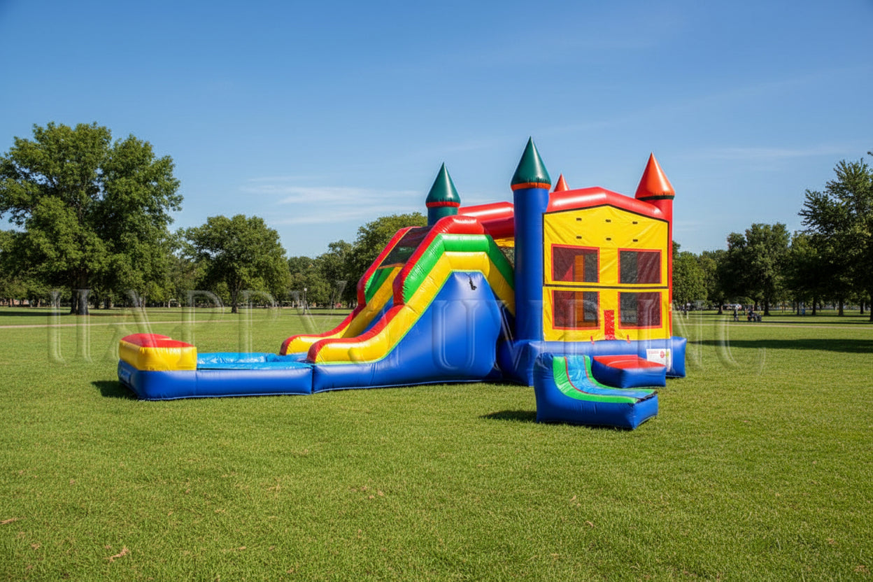 Inflatable Combos 5in1 Super Combo | Commercial Inflatable Bounce House Combo