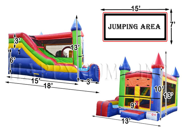 5x Jump & Splash Castle - CO2321