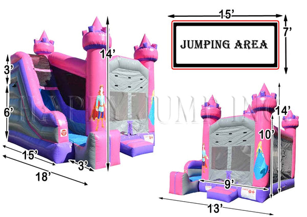 5x Jump & Splash Princess - CO2325