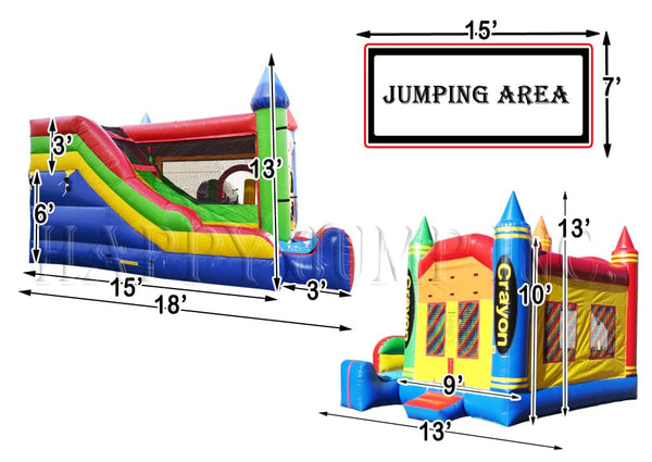 5x Jump & Splash Crayon - CO2328