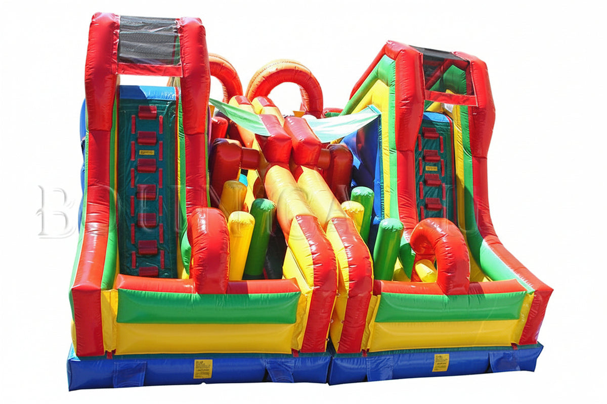 Dual Lap Obstacle Challenge | Commercial Inflatable Obstacle Course ...