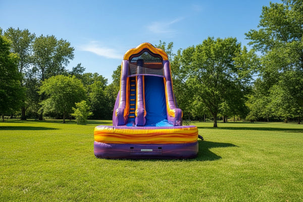 [20 Foot Purple Bay Water Slide] Inflatable Water Slide
