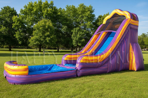 [20 Foot Purple Bay Water Slide] Inflatable Water Slide