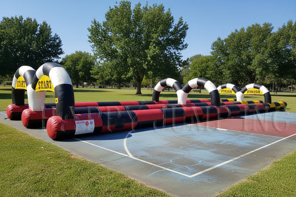 [Thunder Strip Raceway]  Commercial Inflatable Interactive Game