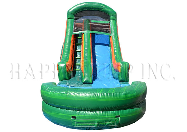 16' Green Magic Water Slide - WS8217