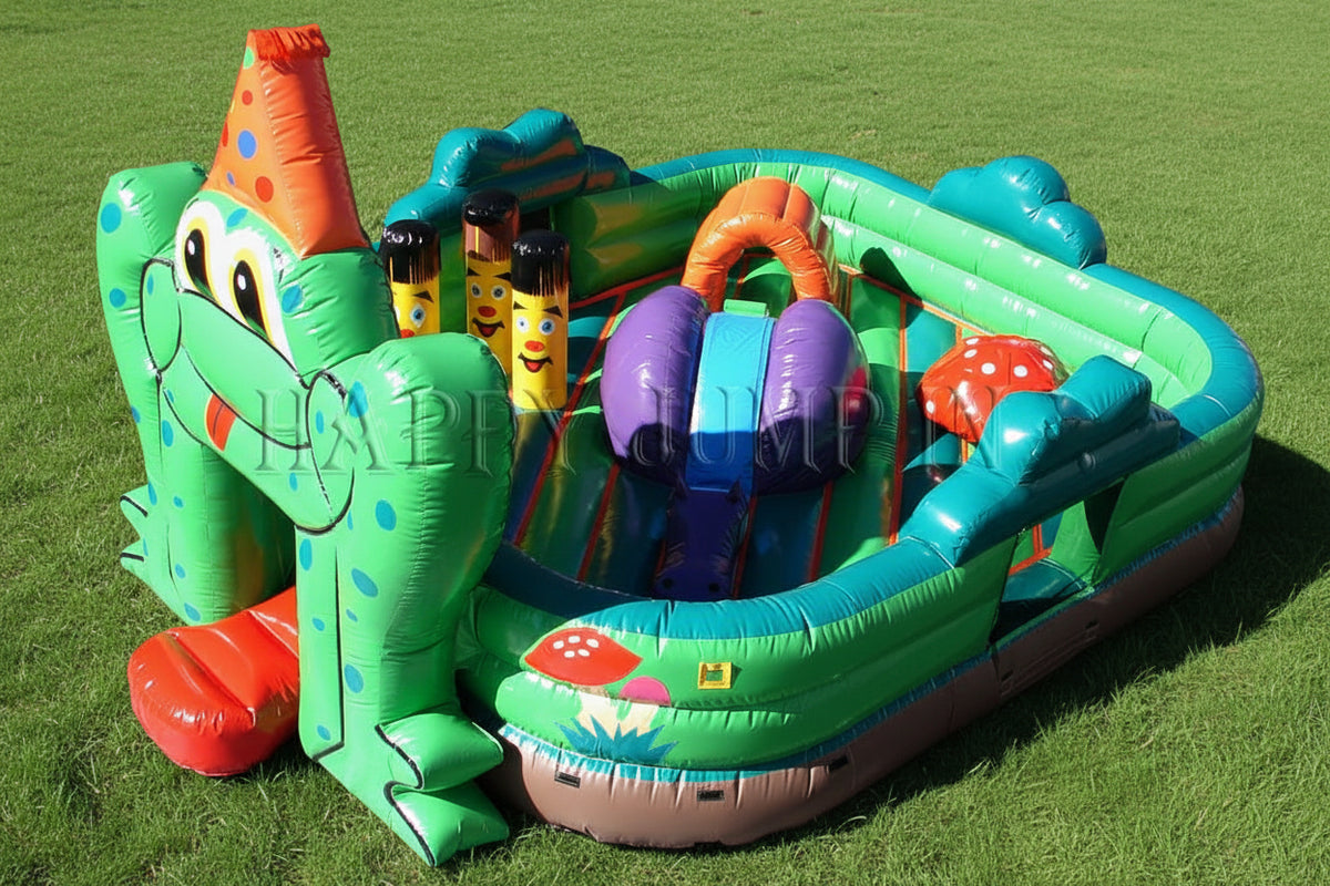 Jr Inflatable Cave Toddler Safari Inflatable | Junior Inflatable Playground | Happy Jump